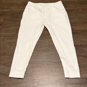 Zara Men's Cream Jogger Pants